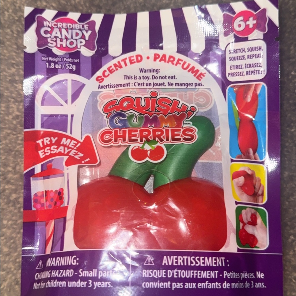 Squishy Cherries - Scented - Squishy Sensory Toy - Brand New